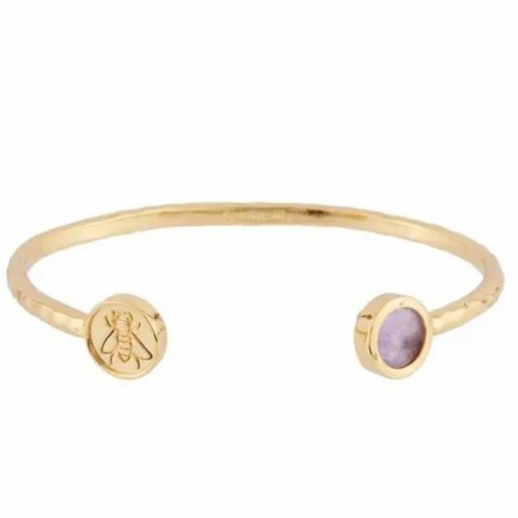 Les Néréides Stone And Bee Good Luck Token Bracelet Size of small - Picture 1 of 6